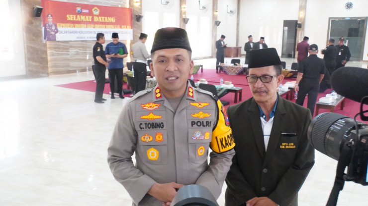 Wujudkan Pemilu 2024 Damai, Kapolresta Sidoarjo Gandeng DPD LDII Sidoarjo