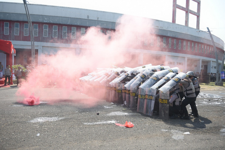 Sukseskan Pilkada 2024 Damai, Polres Jember Gelar Pelatihan Sispam Kota
