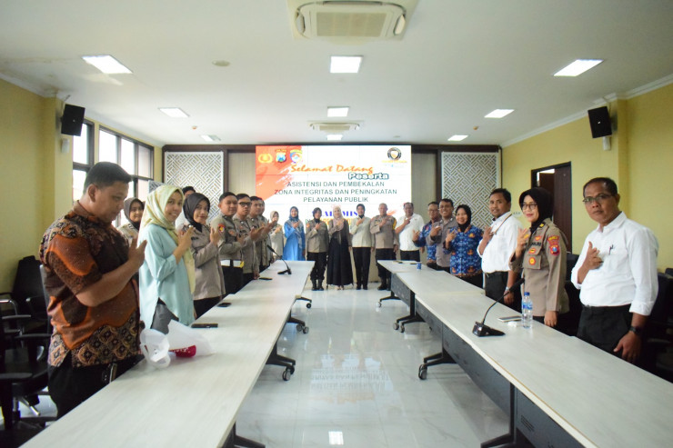 Polresta Sidoarjo Gelar Pembekalan Zona Integritas Pelayanan Publik, Komitmen Pertahankan Predikat WBK dan WBBM