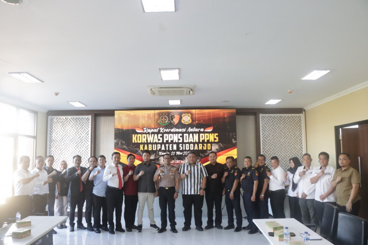 Polresta Sidoarjo Perkuat Sinergi PPNS Lewat Sosialisasi KUHP dan KUHAP Baru