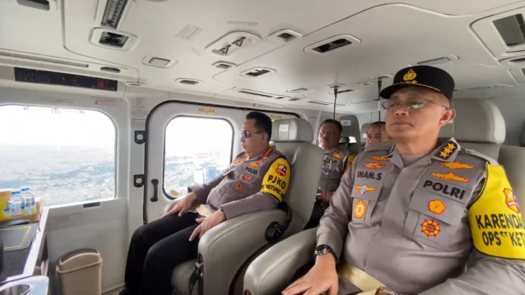 Kapolri Pantau Jalur Mudik Via Udara