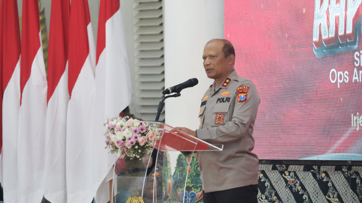 Kapolda Jatim Kukuhkan Satgas Sentot Prawirodirdjo, Perkuat Sinergi Keamanan Jelang 1 Suro di Kota Madiun