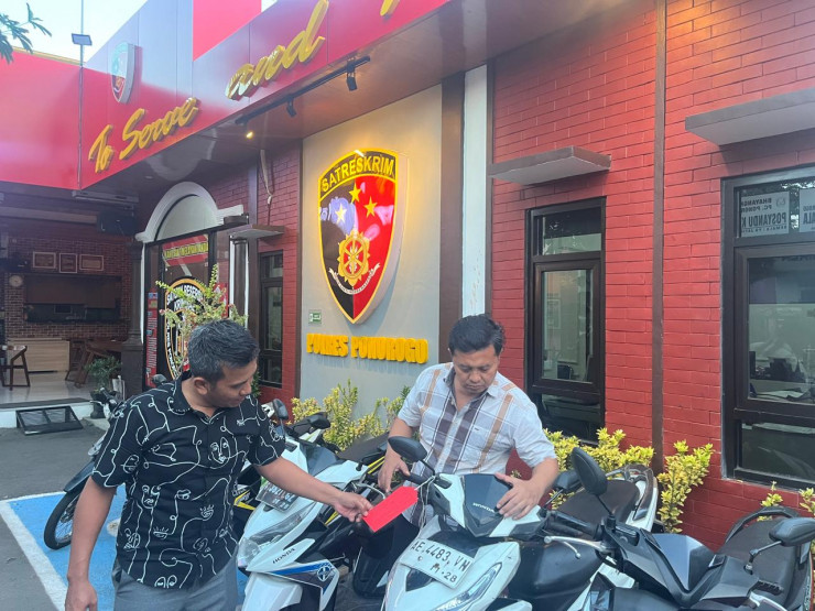 Tim URC Polres Ponorogo Amankan Tersangka Curanmor Lintas Daerah dan 5 Motor Curian
