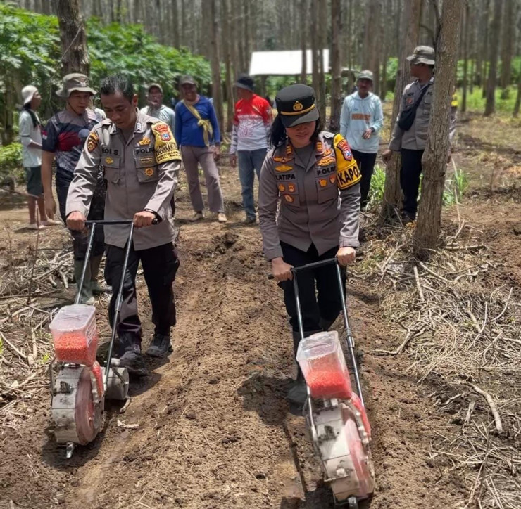 Ketua DPD HKTI Jatim Apresiasi Kapolsek Ambulu Polres Jember Sukseskan Program Ketahanan Pangan