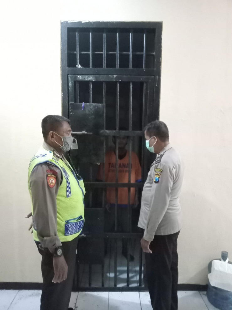 CEK KONTROL RUANG TAHANAN POLSEK PORONG POLRESTA SIDOARJO