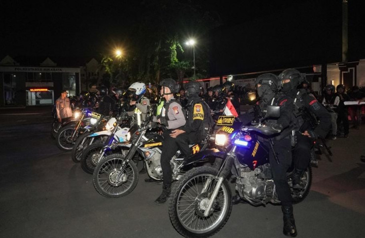 Harkamtibmas : Polrestabes Surabaya All Out Zero Balap Liar dan Gengster