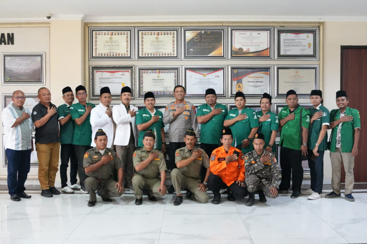 Polresta Sidoarjo Terima Silaturahmi GP Ansor, Perkuat Sinergi Jaga Kamtibmas