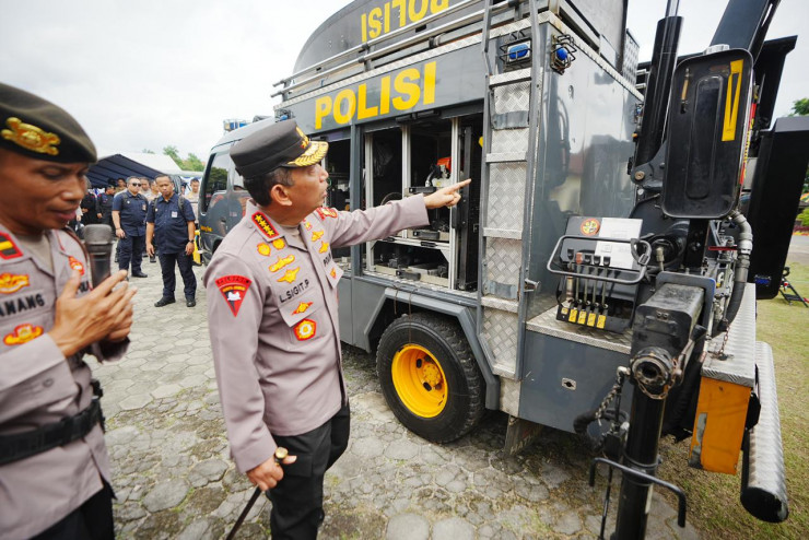 Kapolri Cek Langsung Personel-Sarpras Polda DIY, Pastikan Siap Hadapi Potensi Bencana