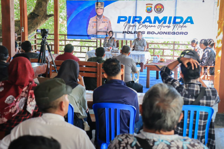 Gelar Piramida, AKBP Yenni Ajak Media Sinergi Jaga Kondusivitas Bojonegoro