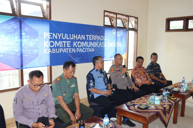 Polres Pacitan Bersama KKD Ajak Media Ciptakan Pemilu Damai